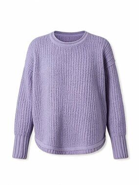 Suzy shirt Soft Lavender Crewneck Women’s Sweater - Cozy Knit Pullover